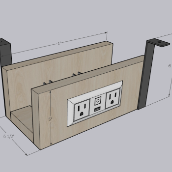 Cable & Power Management Tray