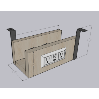Cable & Power Management Tray