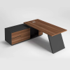 Executive L-Shaped Desk with Side Storage (DT-1291) Executive L-Shaped Desk with Side Storage (DT-1291)