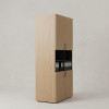 Office Storage Cabinet with Open File Shelves