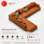 Modula Luxe Sectional Sofa
